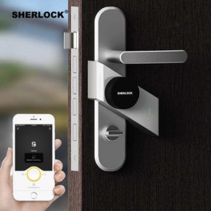 Sherlock S2 Smart Door Lock Home Keyless Lock Fingerprint + Password Work Electronic Lock Wireless App Phone Bluetooth Control