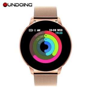 Rundoing Q8 Advanced 1.3 inch color screen fitness tracker smart watch heart rate monitor smartwatch men fashion PK V11