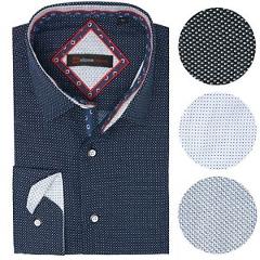 Alpine Swiss Wayne Men’s Long Sleeve Button Down Dress Shirt Button Front Shirt