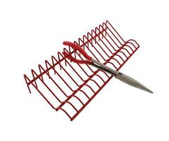 ABN Metal Tool Holder Organizer Tray Storage Rack in Red 16 Pliers Hand Tools