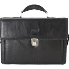 Kenneth Cole Reaction Men’s Leather Briefcase Business Case Flapover Portfolio