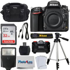 Nikon D750 Digital SLR Camera Body 24.3MP FX-format + Complete Accessory Bundle