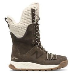 New Balance Women's Fresh Foam 1100 Boot Shoes Brown with White