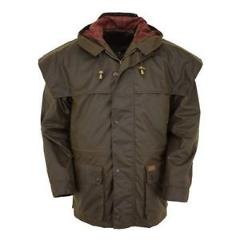 Outback Trading Company Swagman Jacket Waterproof Oilskin Shell 100% Constructio