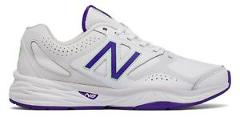New Balance Women's 824 Trainer Shoes White with Purple