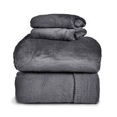 SPYDER Insulated Warm Fleece Flannel Plush Sheet Set