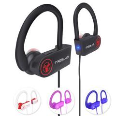 TREBLAB XR100 Bluetooth Headphones Best Running Sports Workout Wireless Earbuds