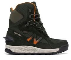 New Balance Men's Fresh Foam 1000 Boot Shoes Grey with Green