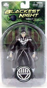 Blackest Night Series 7 Black Lantern SUPERMAN 7in Action Figure DC Direct Toys