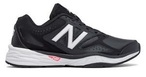 New Balance Women's 824 Trainer Shoes Black with White