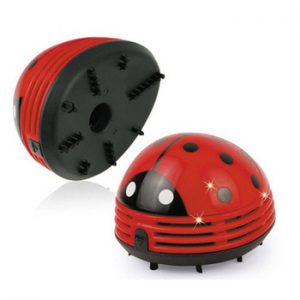 Aodmuki Mini Ladybug Desktop Coffee Table Vacuum Cleaner Dust Collector for Home Office