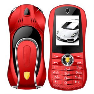 Unlocked Mobile Cell Phone F1 A11 Straight Toys Car Phone Children's Cartoon Character Mini Model With Lights Metal Body