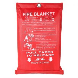 1M x 1M Fire Blanket Fiberglass Fire Flame Retardant Emergency Survival Fire Shelter Safety Cover Fire Emergency Blanket