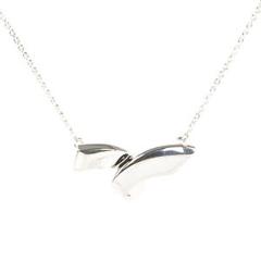 TIFFANY & CO. Women's Paloma Picasso Sterling Silver Ribbon Necklace $235 NEW