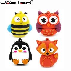 JASTER cute penguin owl fox pen drive cartoon usb flash drive pendrive 4GB/8GB/16GB/32GB U disk animal memory stick gift