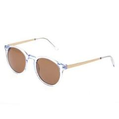 Bertha Hayley Sunglasses w/Polarized Lenses-Blue/Brown