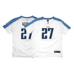 Eddie George Nike Tennessee Titans Nike Game Day Away White Youth Jersey