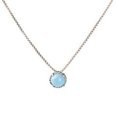 DAVID YURMAN Women's Chatelaine Pendant Necklace w/ 8mm Turquoise $350 NEW