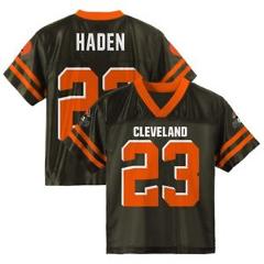 Joe Haden NFL Cleveland Browns Home Brown Youth Replica Jersey Size (S-XL)