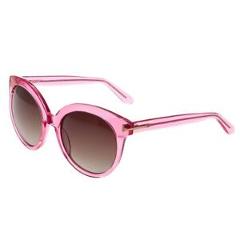 Bertha Violet Sunglasses w/Polarized Lenses-Pink/Brown