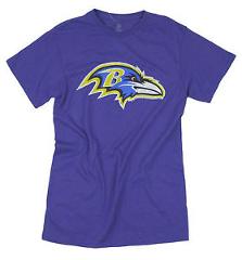 Baltimore Ravens NFL Football Men's Primary Logo T-Shirt Tee Top