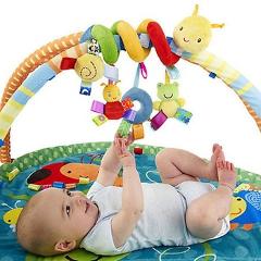 Baby Early Educational Bed Decor New Infant Mobile Baby Plush Bed for Newborn Baby Bed Room Decoration Bed Around Bumper