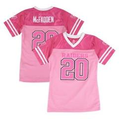 Darren McFadden NFL Oakland Raiders Fashion Pink Jersey Little Girls (4-6)