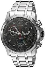 Citizen Eco Drive Men's Atomic Chronograph Gray Dial 44mm Watch BY0100-51H