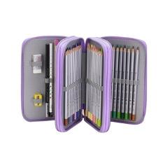 Oxford School Pencil Case Kawaii 36/48/72 Holes Penalty Pencilcase Large Pen Bag Box Multi Kids Multifunction Stationery Pouch