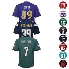 Nike Official NFL Home Away Alt Team Player Game Jersey Collection Youth (S-XL)