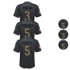 2016 Nike NFL "Salute to Service" Anthracite Game Jersey Collection Youth (S-XL)