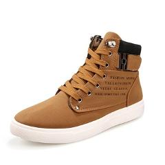 2018 Hot Men Boots Fashion Warm Winter Men shoes Autumn Leather Footwear For Man New High Top Canvas Casual Shoes Men