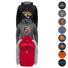 NFL Team Logo Performance Pullover Hoodie Collection Youth (SZ:S-XL)