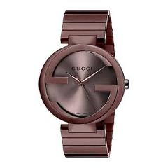 Gucci YA133211 Men's INTERLOCKING Brown Quartz Watch