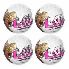 L.O.L. Surprise! Glitter Series 4-Pack Limited Edition LOL Doll Figure Set CHOP