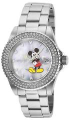 Invicta 24750 Women's Disney Angel Crystal Accented Bezel MOP Dial Steel Bracele