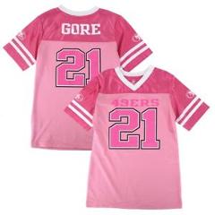 Frank Gore NFL San Francisco 49ers Mid Tier Fashion Jersey Girls Youth (7-16)