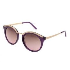 Bertha Caroline Sunglasses w/Polarized Lenses-Purple/Brown