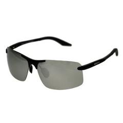 Breed Lynx Aluminium Polarized Sunglasses - Black/Silver