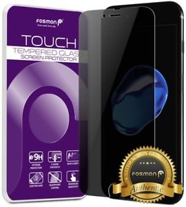 Fosmon iPhone 7 Plus 5.5 Anti Spy Privacy Tempered Glass Screen Protector Guard