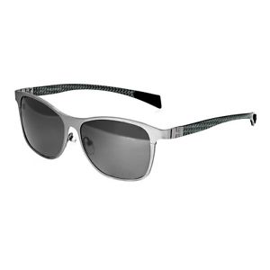 Breed Templar Titanium and Carbon Fiber Polarized Sunglasses - Silver/Black