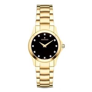 Movado 0607028 Women's Collection Black Quartz Watch