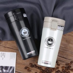 Hot Quality Double Wall Stainless Steel Vacuum Flasks 380ml Car Thermo Cup Coffee Tea Travel Mug Thermol Bottle Thermocup