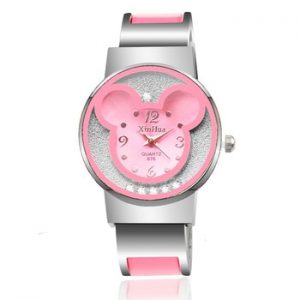 Watches Women Mickey Mouse Stainless Steel Women Watches Clock Ladies Watch Relojes Mujer Montre Femme Zegarek Damski 2018 Saati