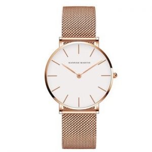 relogio feminino Luxury Brand Watch Women's Quartz Watches Rose Gold Steel Mesh Ladies Wrist Watches 36mm Waterproof Clock xfcs