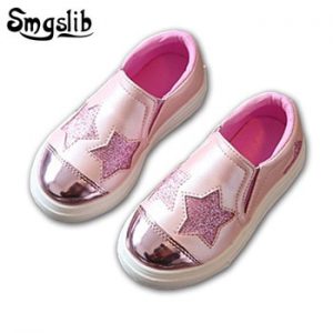 Smgslib Children shoes Girls casual Flat silver Pink kids casual Shoes toddler girls shoes summer fashion trainers boys sneakers