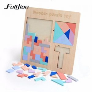 Fulljion Montessori 3 in 1 Math Toys 3D Puzzle Wooden Toys For Children Learning Education Sensory Mathematics Jigsaw Maze Games