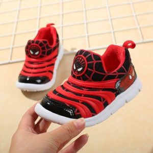 2019 Autumn Spiderman Children Shoes For Boys Sneakers Girls Sport Child Casual Light Breathable Baby Boys Flats Kids Shoes