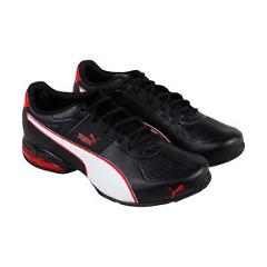 Puma Cell Surin 2 Fm Mens Black Leather Athletic Lace Up Running Shoes