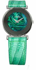 Jowissa Women's J3.004.M Elegance Green Mother-Of-Pearl Dial Leather Watch